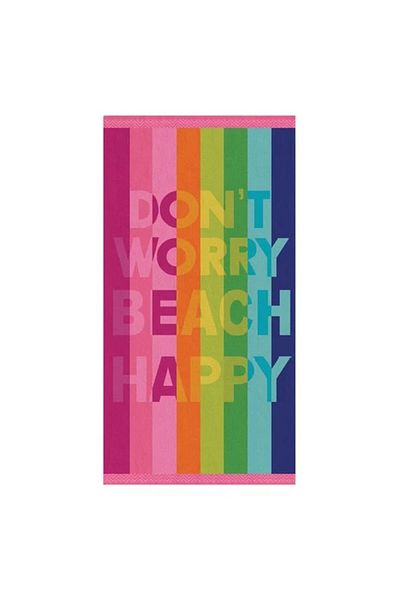 BREZIUM Cotton Beach Towel, ideal for the sea and pool, Multicolor, 150x75 cm, BREZIUM