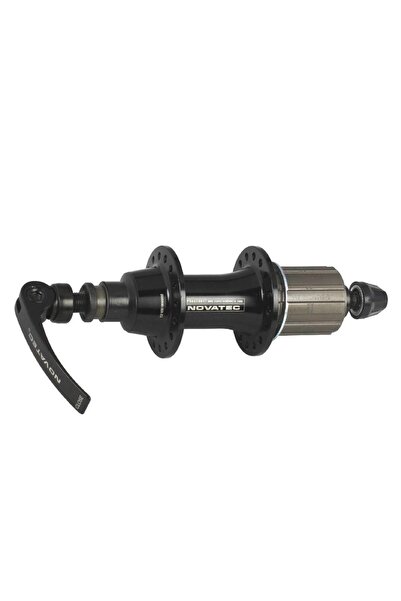 Pegas Butuc spate Novatec F362TSBT, 135mm, 11 viteze, 32H, Anodizat negru