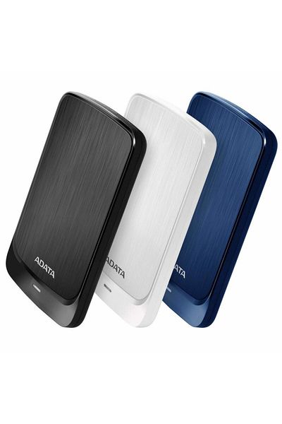 Adata External HDD 2TB HV320 2.5 USB 3.1 Shock Protection Sensor Data Encryption Ultraslim