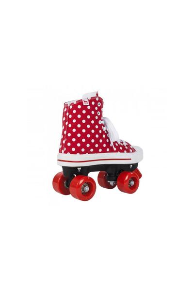 Pegas Role rookie canvas high polka dots 40.5 rosu alb