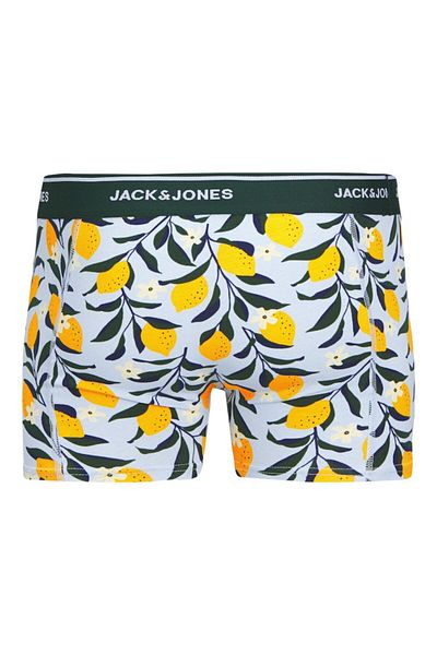 Jack & Jones Boxeri pentru bărbați Blue Jaclemon Trunks 3 Pack Styd Boxer 12286180-Skyway