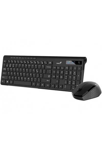 GENIUS Genius SlimStar 8230 keyboard mouse kit, black