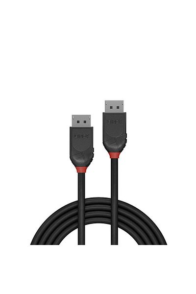 LİNDY DisplayPort 1.2 cable, 0.5m, black