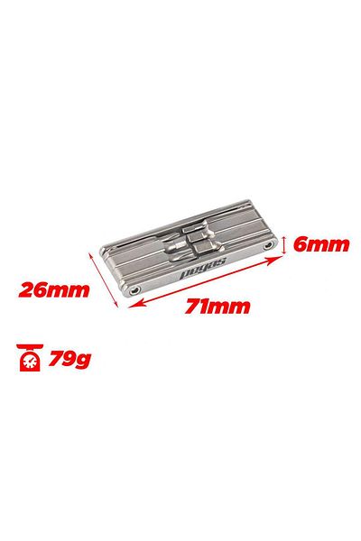 Pegas Mini tool set 8 in 1 Cr-V steel, 2, 3, 4, 5, 6mm hex, 5mm straight screwdriver, screwdriver