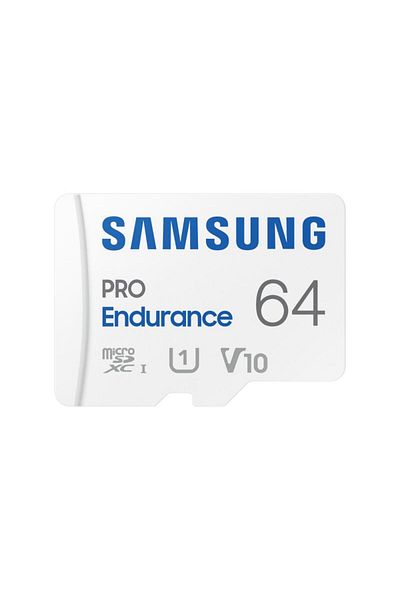Samsung MicroSDXC Micro SDXC PRO Endurance (2022) UHS-1 Class 10 64GB Memory Card + Adapter