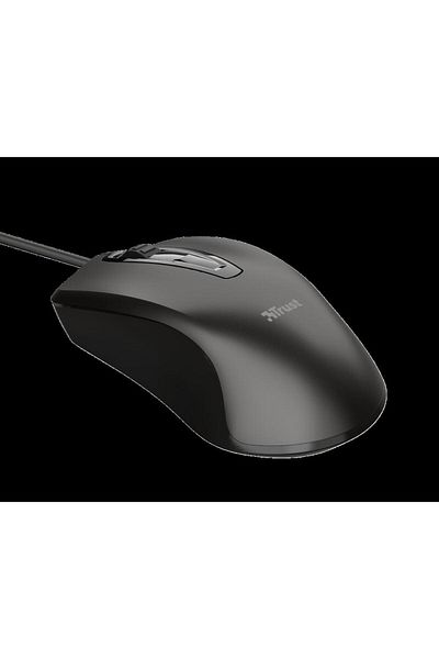 Trust Mouse Carve, USB Mouse, negru