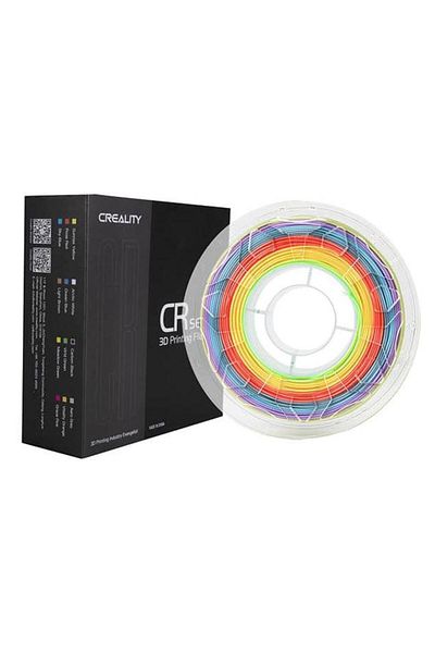 Creality CR PLA 3D Printer Filament, Rainbow, 1KG, Printing temperature: 190-220, Filament diam
