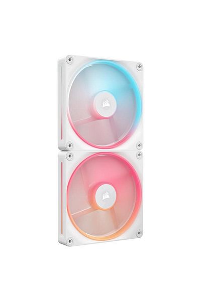 Corsair iCUE LINK LX140 REVERSE 2x140mm RGB WHITE Case Fans