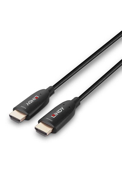 LİNDY HDMI cable 8k60, hybrid fiber optic, length 20m, maximum resolution 7680x4320@60Hz 4:2:0