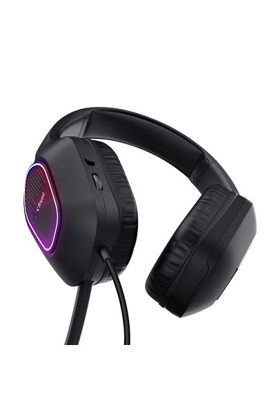 Trust Wired headphones LED GXT 416 Zirox, with microphone, 3.5mm interface, USB-A, frequency response 2
