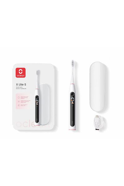 Oclean Smart sonic toothbrush set X Lite, Functions: Maglev motor 72,000 movements/min, 5 mo