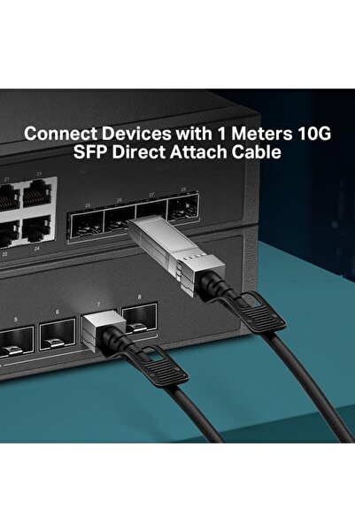 TP-LINK Cabluri periferice TP-LINK 10G SFP+ DIRECT ATTACH CABLE 1M