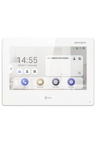 Hikvision Post interior videointerfon 7 inchi cu Android DS-KH9310-WTE1 (B)WIFI, management pen