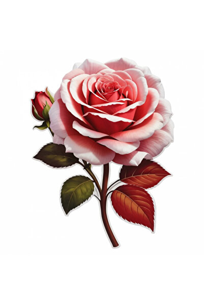 INOVATIX Σετ 8 τεμαχίων, Αυτοκόλλητο με Κλωστή Τριαντάφυλλου, INOVATIX®. 6 εκ.