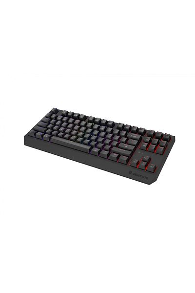 Genesis Thor 230 TKL wireless mechanical gaming keyboard, RGB lighting, Red switches, 87 keys