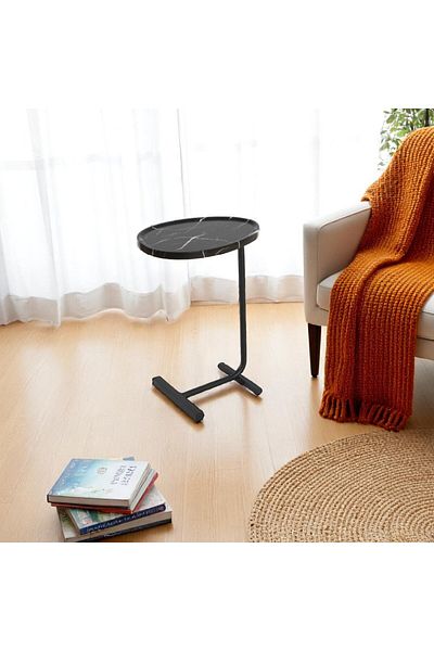 mr-everything Black marble side table