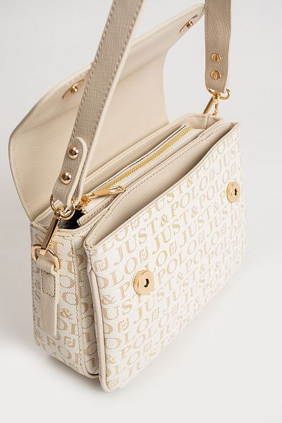 Just Polo Women's Shoulder Bag New Season Monogram Fabric 2197