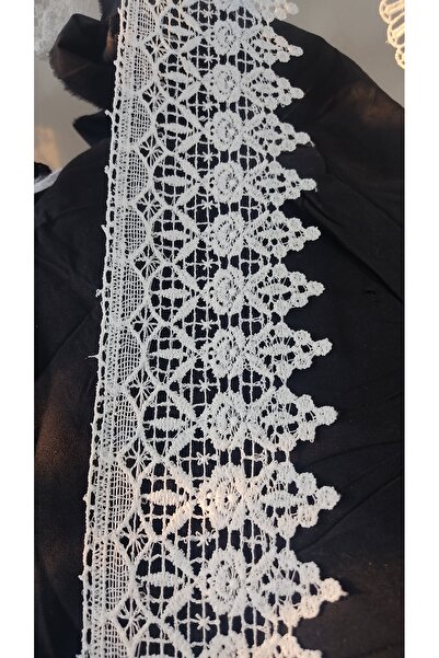 DUAYEN güpür dantel geniş üzüm desen 1 metre