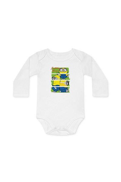 OEM Body Bebelusi, Minions, alb, marimea 74