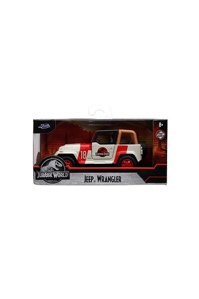 Simba JURASSIC PARK DINO METAL CAR JEEP WRANGLER SCALE 1:32
