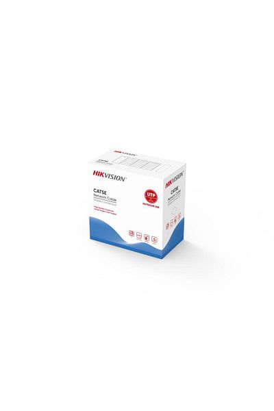 Hikvision Cablu UTP CAT.5E, 305 metri, DS-1LN5EO-UU/E; Diametru fir: 0.5±0.01, negru.