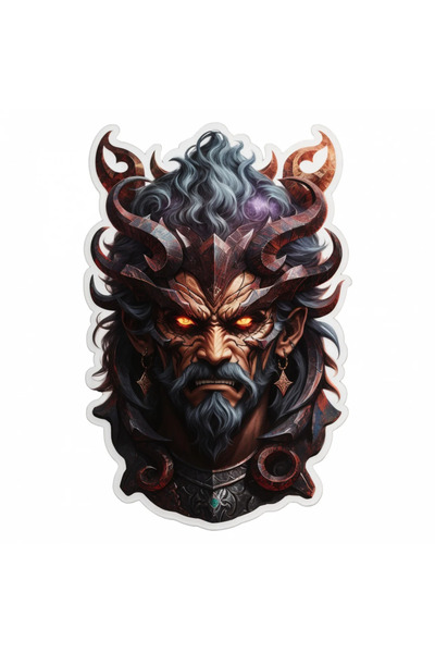 INOVATIX Set de 8 piese, autocolant Demon Baal Berith, INOVATIX®. 6 cm