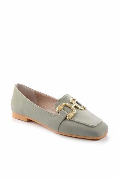 Bambi Su Yeşili Kadın Loafer Ayakkabı K01641166101