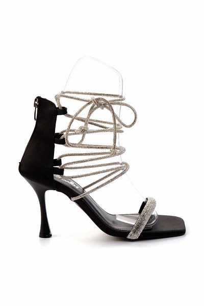 Bambi Black Women's Evening Dress Shoes K01687241038