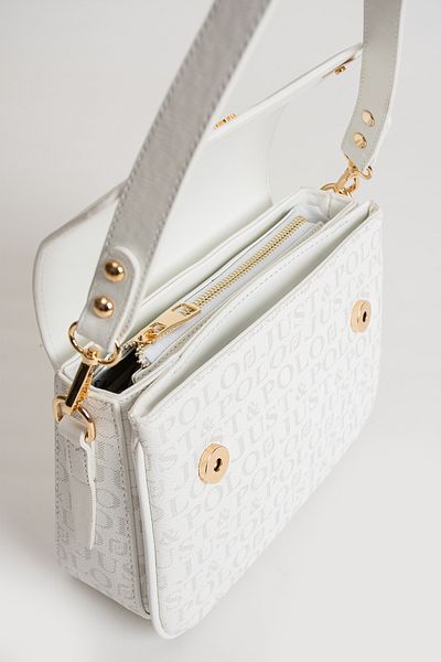 Just Polo Women's Shoulder Bag New Season Monogram Fabric 2197