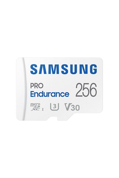 Samsung MicroSDXC PRO Endurance Memory Card (2022) UHS-1 Class 10 256GB + SD Adapter