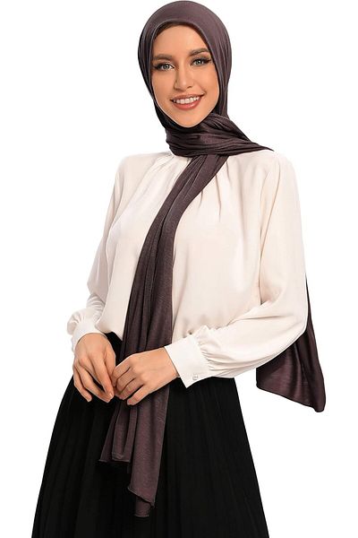 AL JAMIL Txmout Premium Jersey Hijab Scarf for Women - Muslim Cotton Head Covering