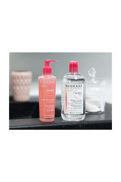 Bioderma Bıoderma Foaming Gel for Sensitive Skin and Sensibio H2o 500ml Set of 23701129800843-1