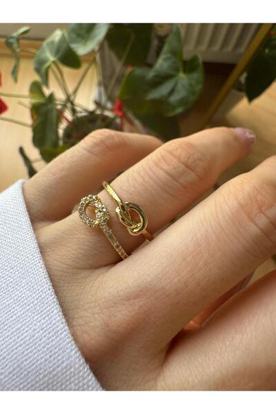 Venus Design Çelik 2li Düğüm Yüzük