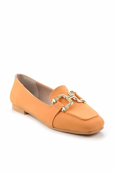 Bambi Turuncu Kadın Loafer Ayakkabı K01641166101