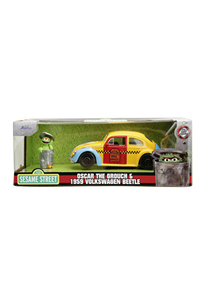 Fayola JADA Метална играчка кола Улица Сезам 1959 VW ЖУЛИНКА 1:24