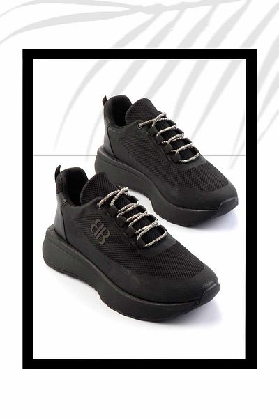 Bambi Black Platinum Women's Sneaker K01824212122