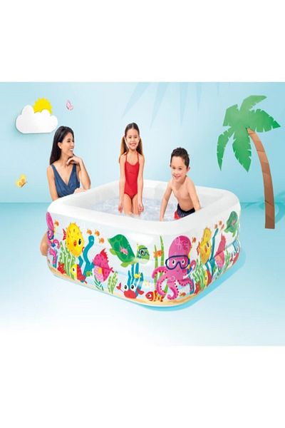 Intex Intex Aquarium inflatable pool, for children, 159 x 159 x 50 cm