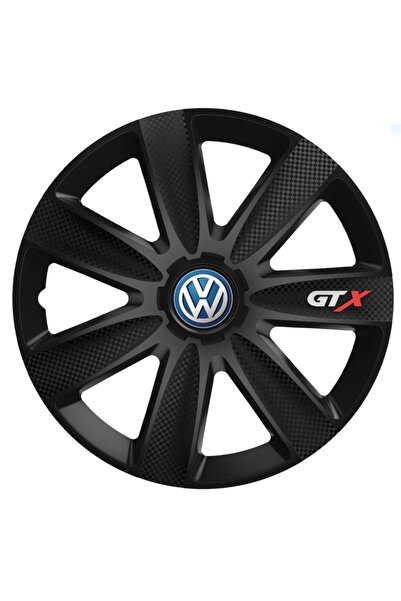Autohelix MSA Set de 4 capace pentru roți GTX Black Carbon Volkswagen, R14
