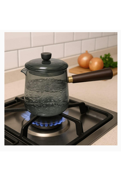 Ürünpazarı Miter 550 ml Acacia Glass Coffee Pot