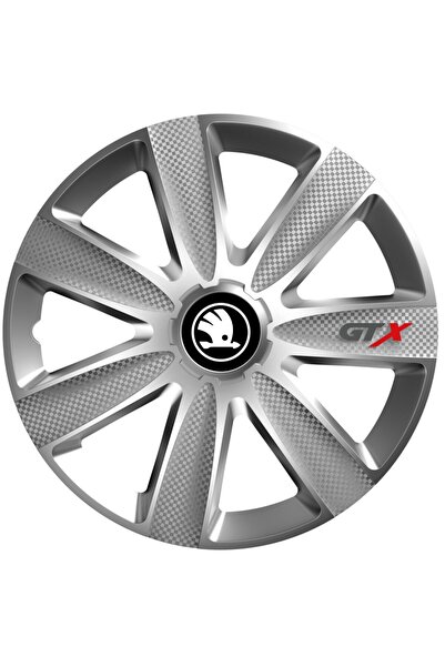 OEM Set de 4 capace de jantă GTX gri R16, pentru Skoda noi