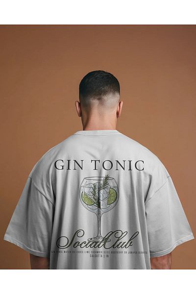 Etoile Studio Gin - Oversize T-Shirt |   Unisex T-Shirt |   Relaxed Cut