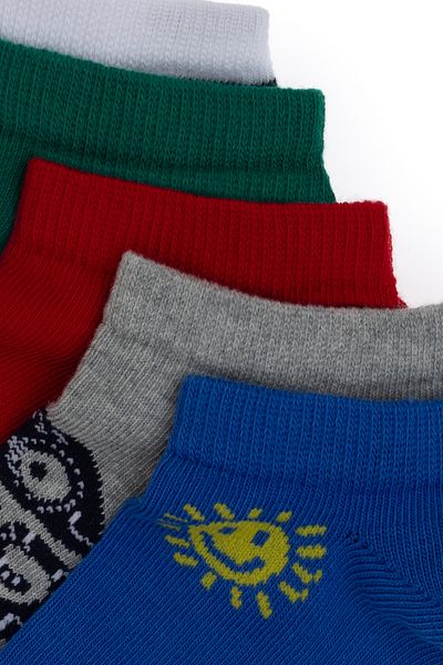 U.S. Polo Assn. Boy's Indigo Booties Socks 50311349-Vr028
