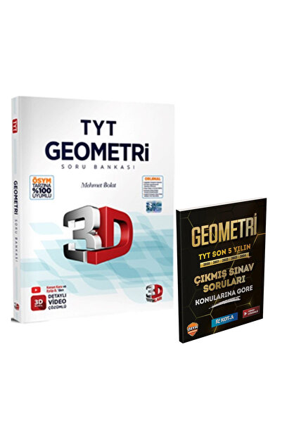 3D Yayınları 3D Yayınları TYT Geometri Soru Bankası + Hediyr