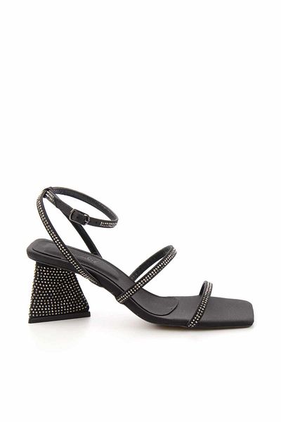 Bambi Pantofi clasici cu toc de damă negru mat K05317051538