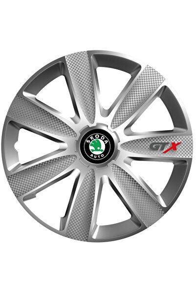 OEM Set de 4 capace de jantă GTX gri R17, pentru Skoda