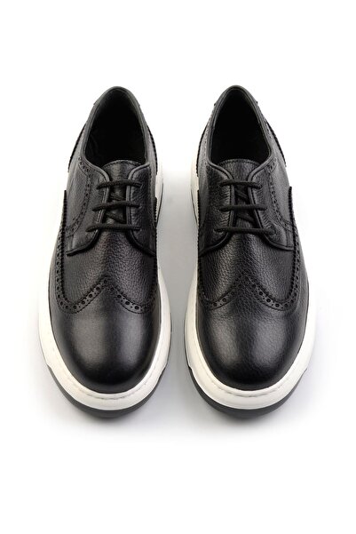 Bambi Siyah Leather Erkek Casual Ayakkabı E01034333303