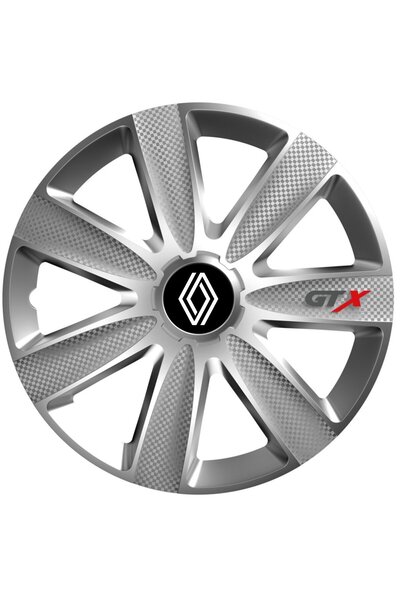 Autohelix MSA Set de 4 capace de jantă GTX gri R17, pentru Renault noi