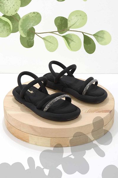 Bambi Sandale de damă negre K05362028038