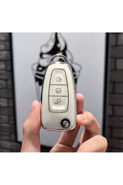 emii auto spare parts Transit Mondeo Focus Ranger C-Max S-Max Galaxy Key Case Cover Switch Model White/Gray