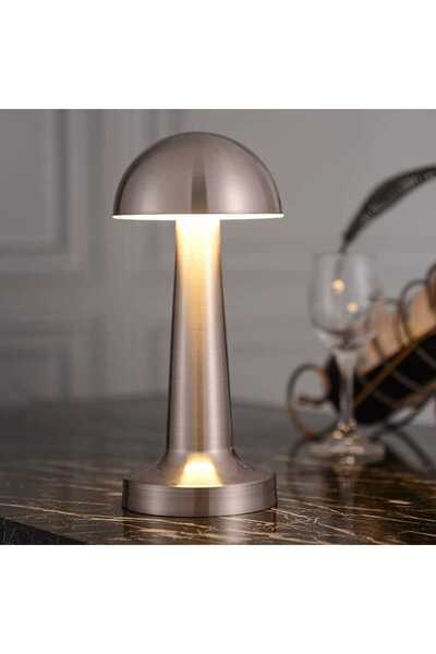 ALPJOY Dekoratif Şarjlı Dokunmatik Led Masa Lambası Abajurr